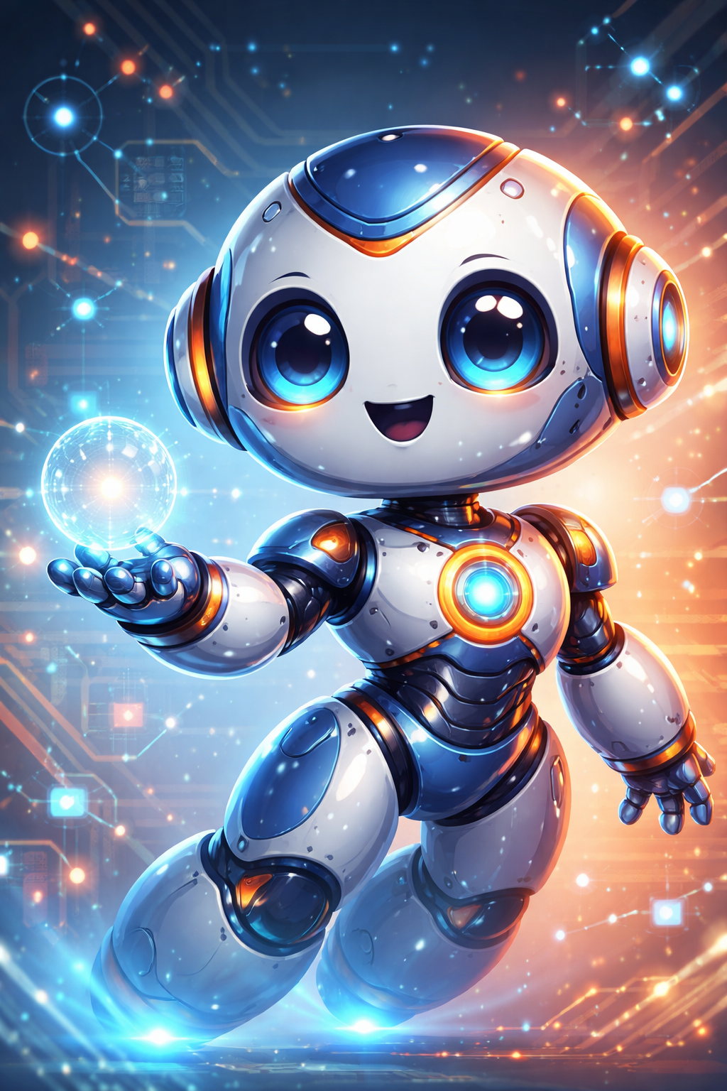 Robô simpático IA Acelere